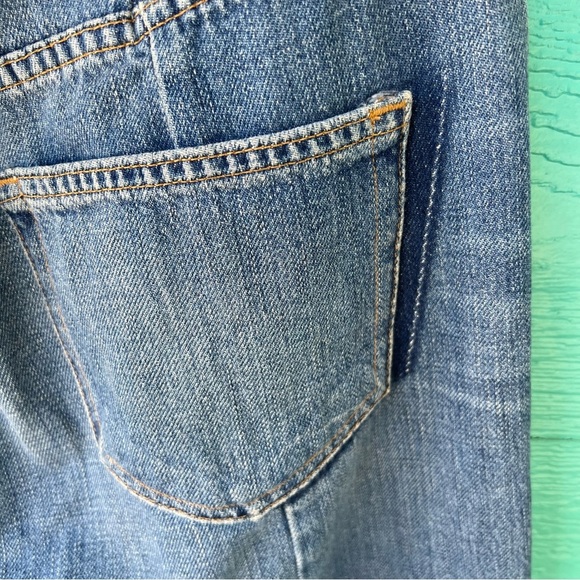 FRAME STEP HEM FRAYED DISTRESSED BUTTON FLY JEANS LE ORIGINAL SIZE 30 - Picture 11 of 14